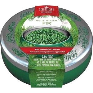 ScentSicles White Winter Fir Fragranced Infused Paper Ribbon Flameless Scent New